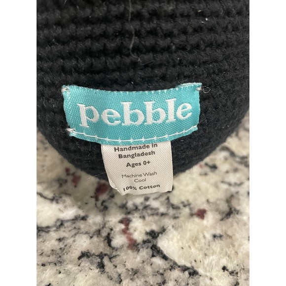 Pebble Crochet Knit Penguin Doll Baby Soft Toy Rattle Organic Hathay Bunano - Picture 4 of 6